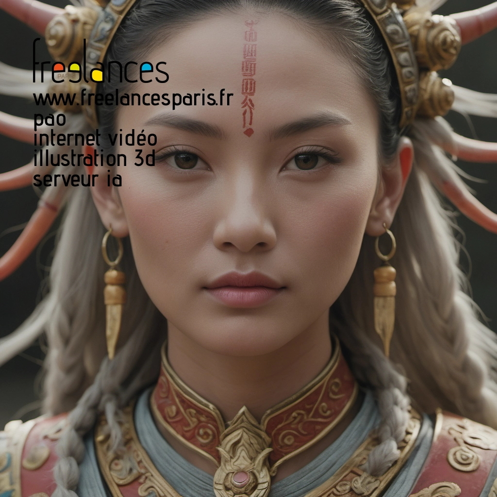 Pao mise en page internet vidéo illustration 3d serveur IA générative AI freelance paris studio de création magazines 8le3rua0